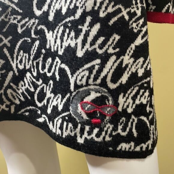 Krimson Klover Small Graphic Merino Wool Dress - Picture 4 of 9